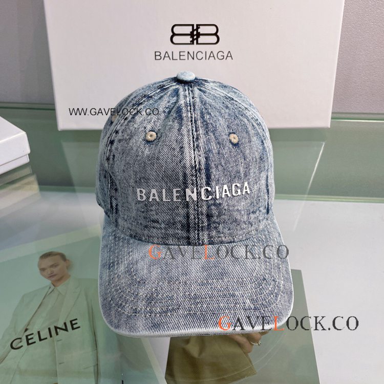 Balenclaga Vintage washed Cotton Baseball cap Cowboy Hat